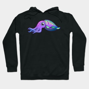 Cute Cuttlefish Fantasy cartoon character design Hoodie